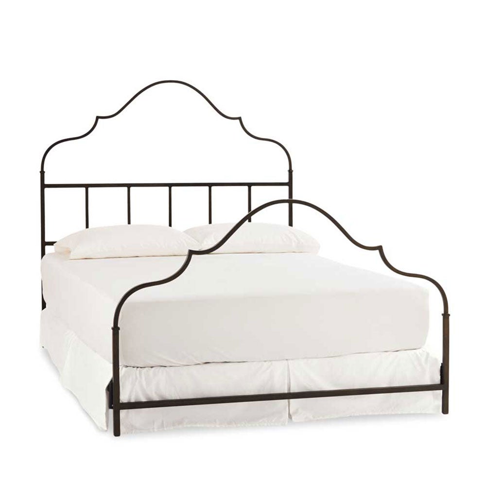 Iron Gustavian Queen Bed