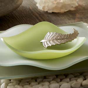 SeaGlass Form Bowls Set of 4, 6" - Pewter