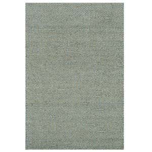 Loloi Eco Checked Jute Rug in Black - 9'3" x 13' - Blue
