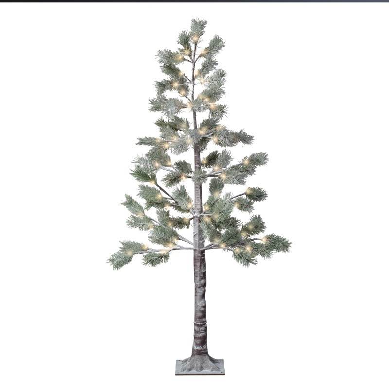 Indoor/Outdoor LED Snowy Pine Tree, 59