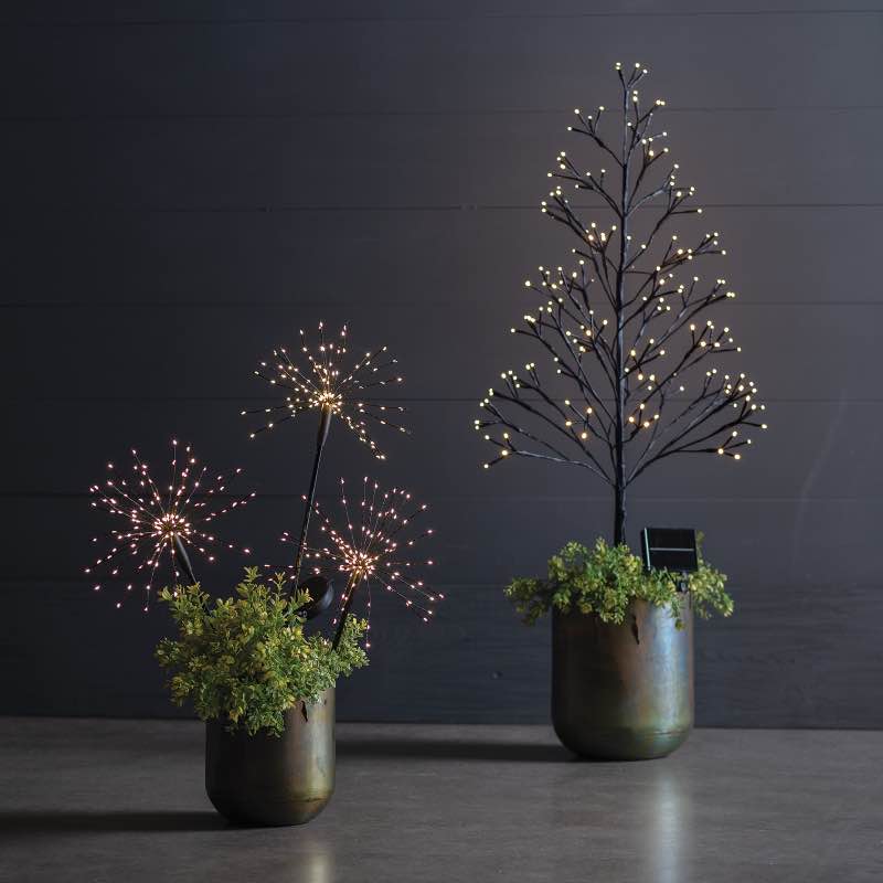 Solar Tree with 8 Function Twinkle Effect, 48