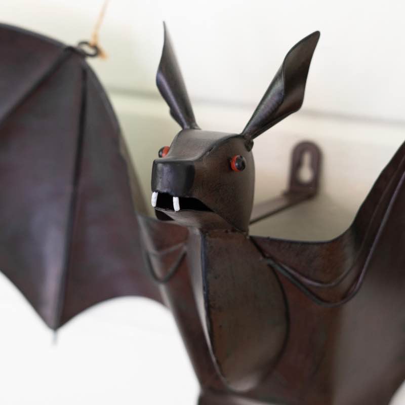 Painted Metal Bat Door Hanger