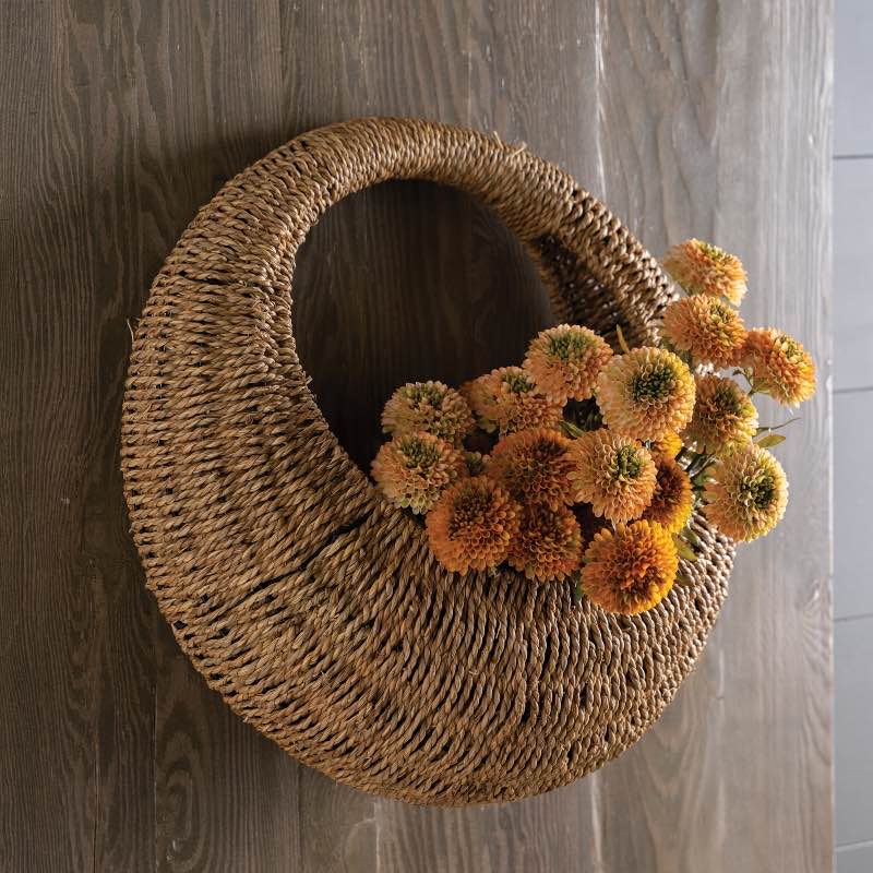 Woven Vine Wall Basket