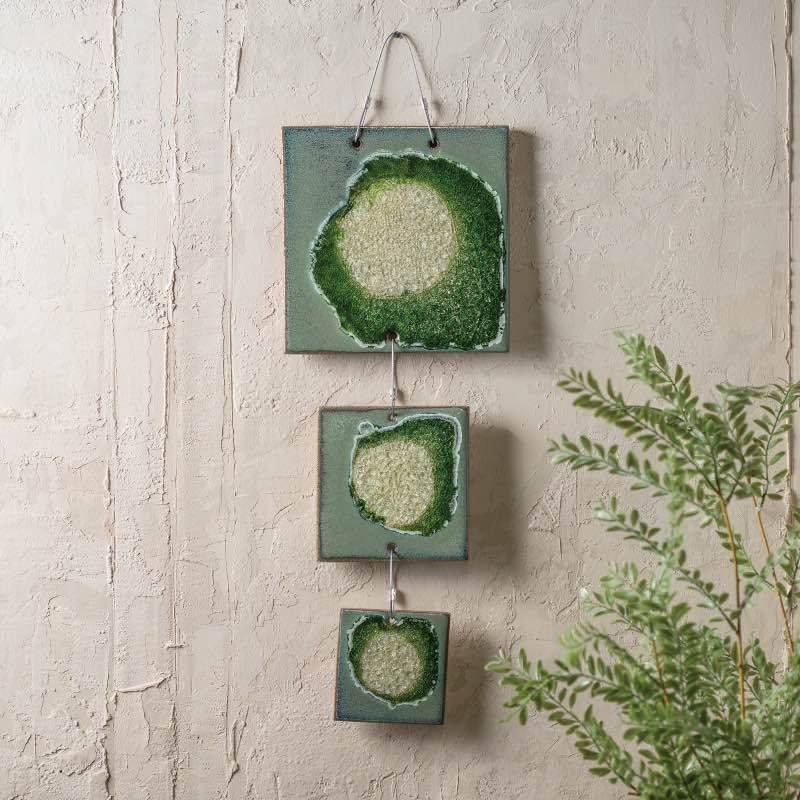 Three-Tiered Tile Wall Hanging