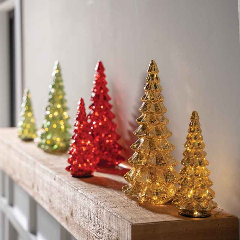 Micro LED Gold Glass Tree