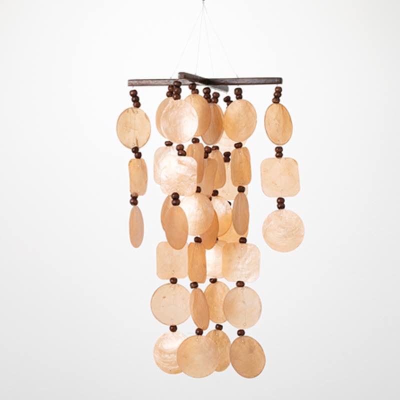 Summer Marigold Capiz Windchime