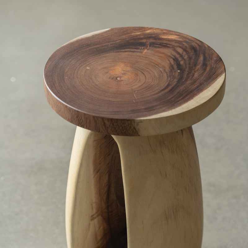 Suar Wood Side Table