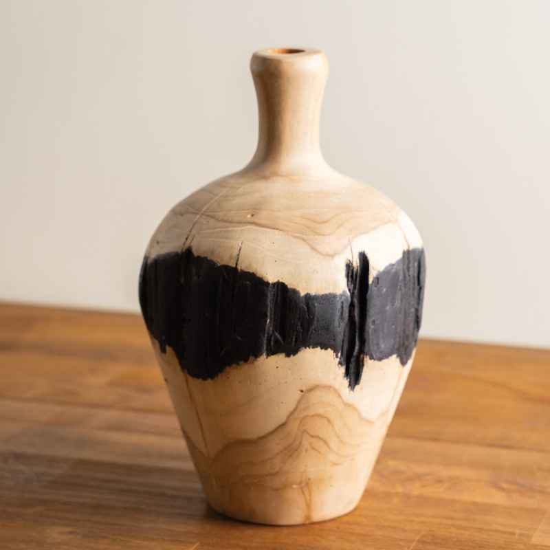 Bitung Teak Vase