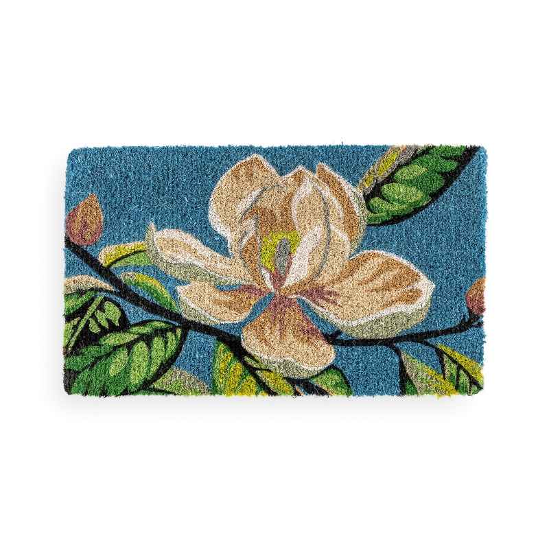 Magnolia Blossom Coir Mat