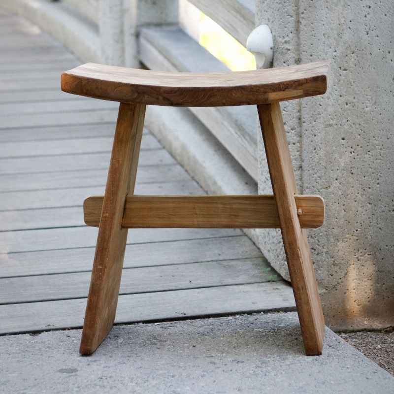 Habini Teak Japanese Stool