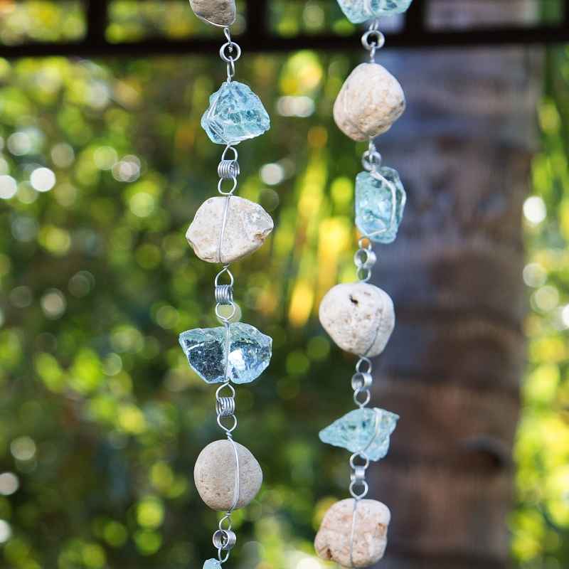 Rocky Stone and Glass Garland