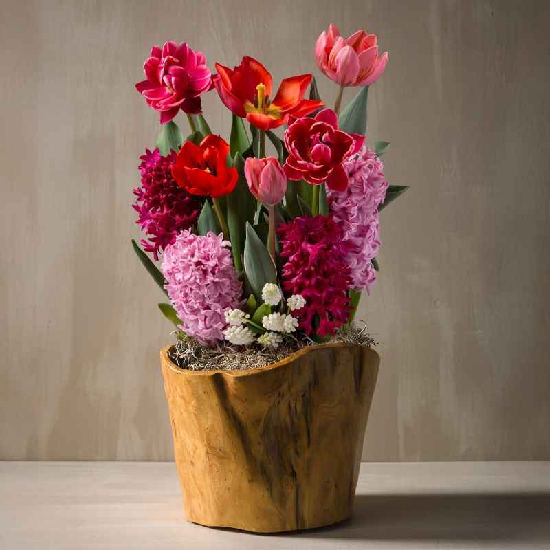 Spring Bouquet in Root Bowl