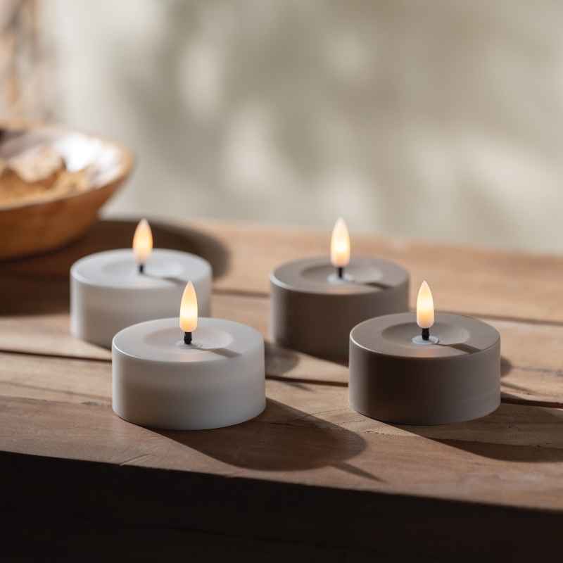 Set of 2 Solar Tealight Candles