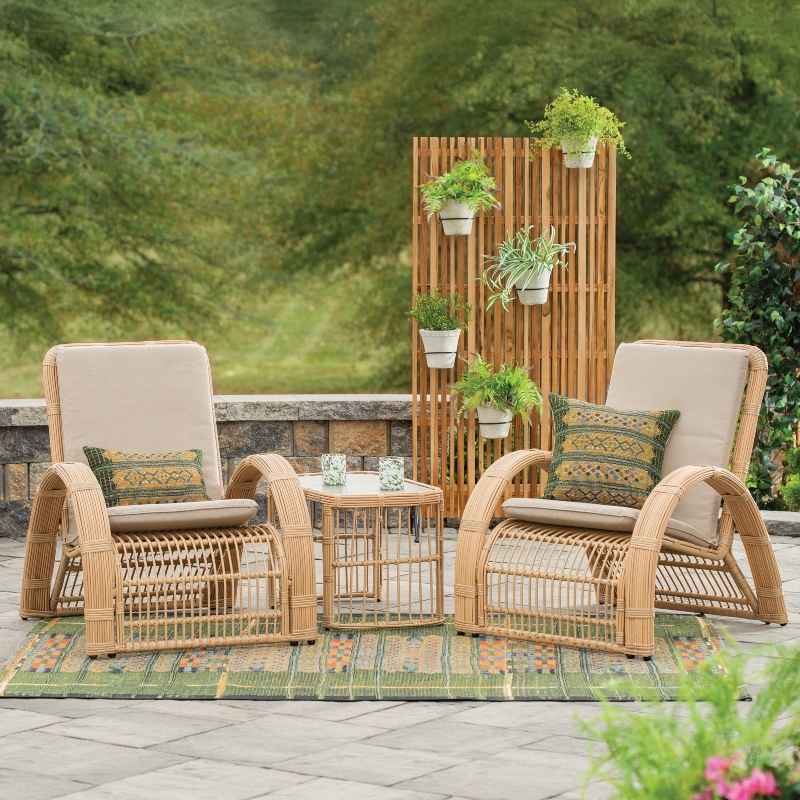 3 Piece Bali Outdoor Wicker Set