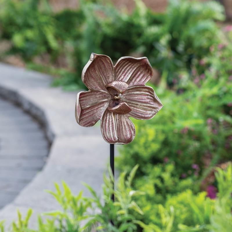 Cast Aluminum Poppy Stake