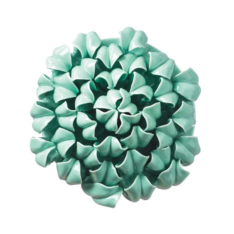 Summer Collection Ceramic Wall Flowers, Set of 3