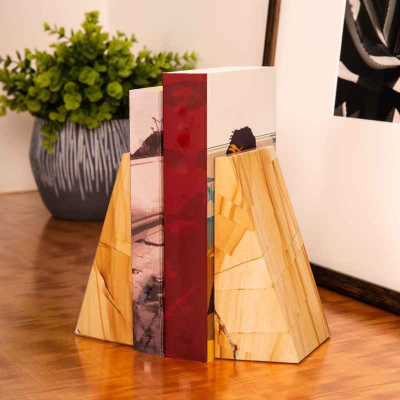 Sand Marble Bookend Set