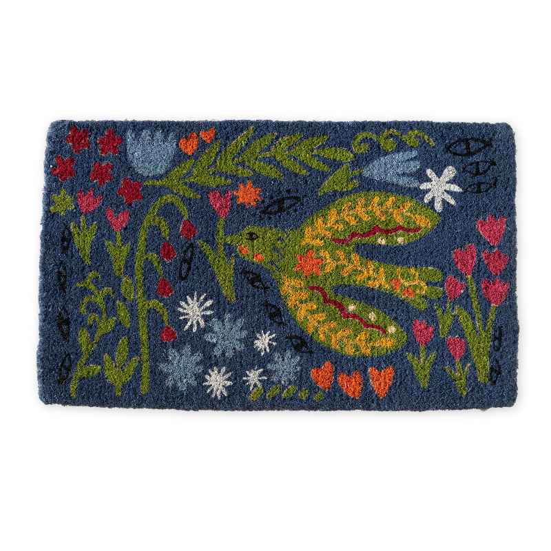 Folk Art Coir Mat