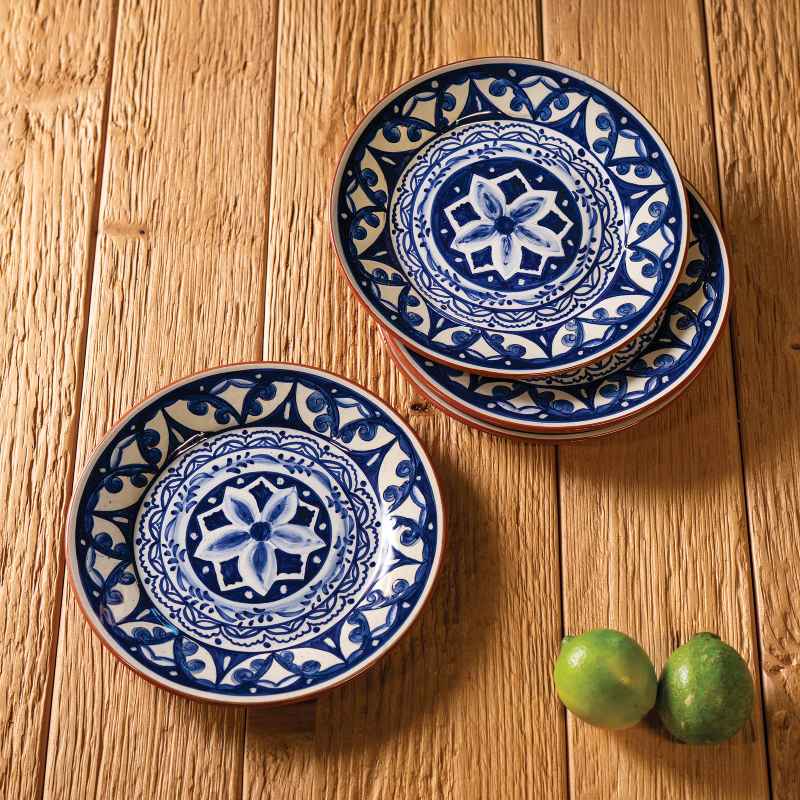 Alentejo Terracotta Salad Plates, Set of 4