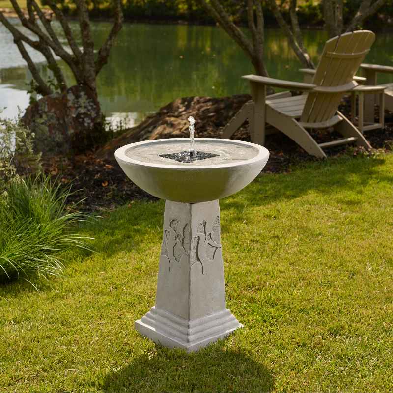 Gingko IntelliSOLAR Birdbath with Remote