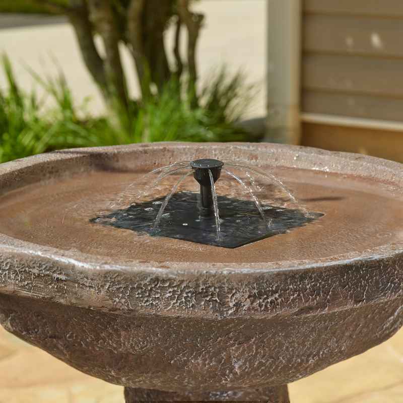 Bedrock IntelliSOLAR Birdbath with Remote
