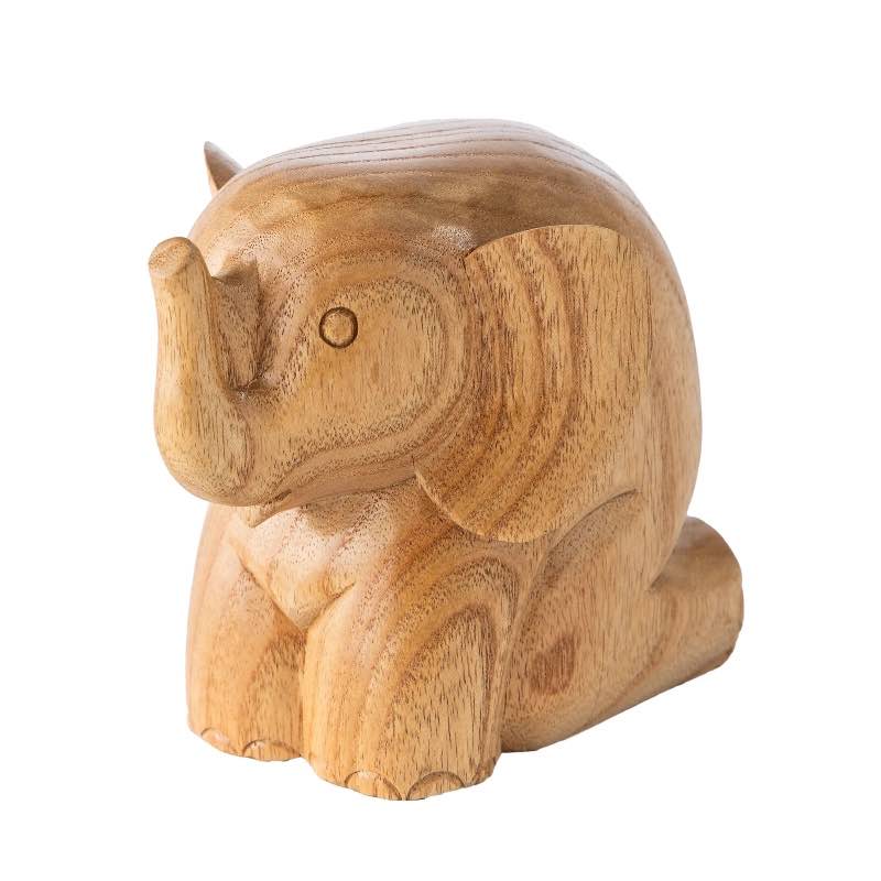 Elephant Hand-carved Wooden Eyeglass Holder