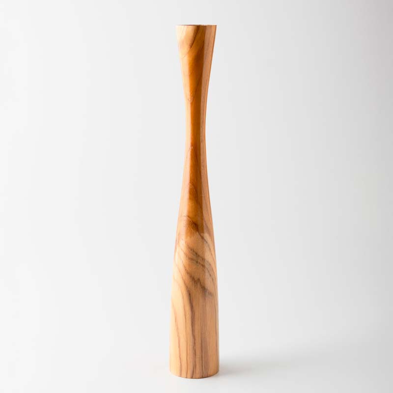 VivaTerra Teak Candle Holder