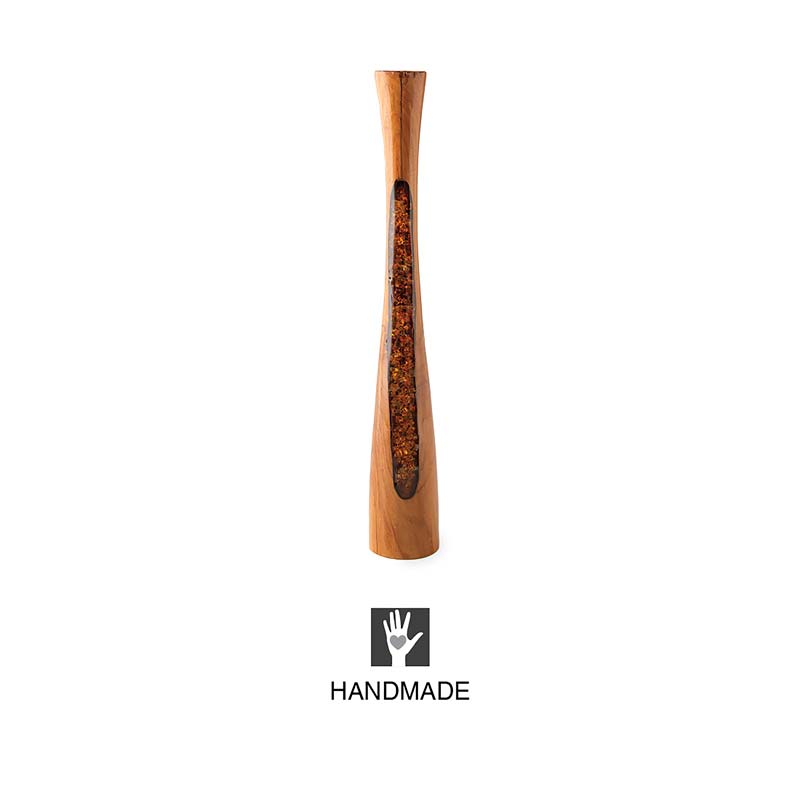 VivaTerra Teak Candle Holder - Thumbnail 2