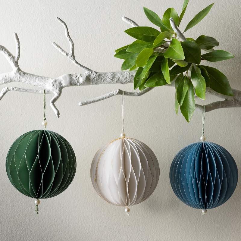 VivaTerra Honeycomb Paper Ball Ornament