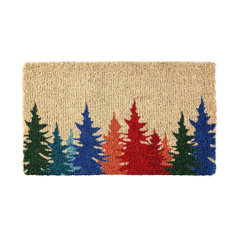 Colorful Coir Forest Doormat