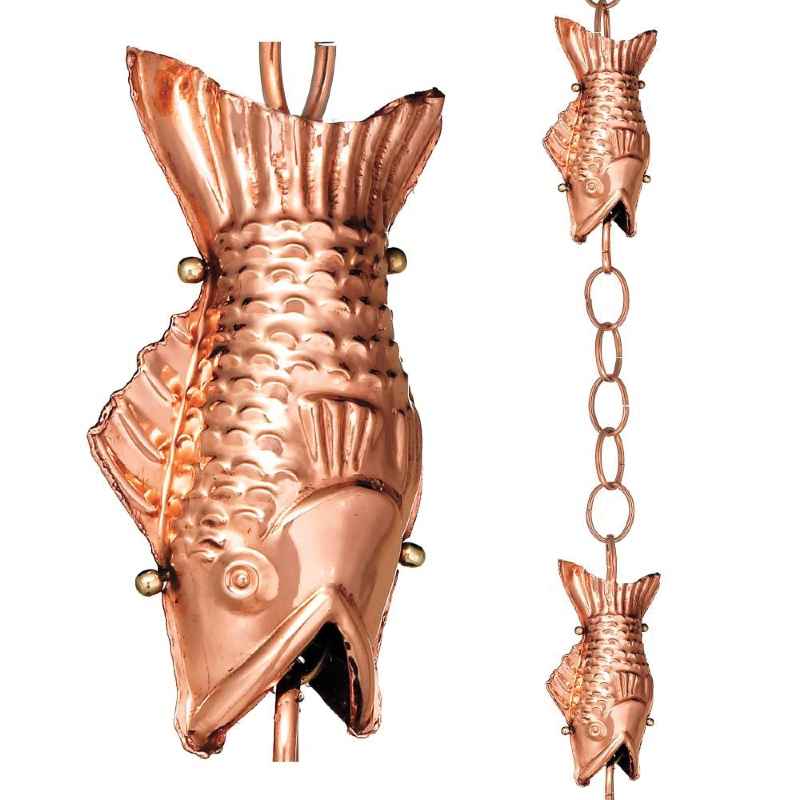 VivaTerra Fish Rain Chain