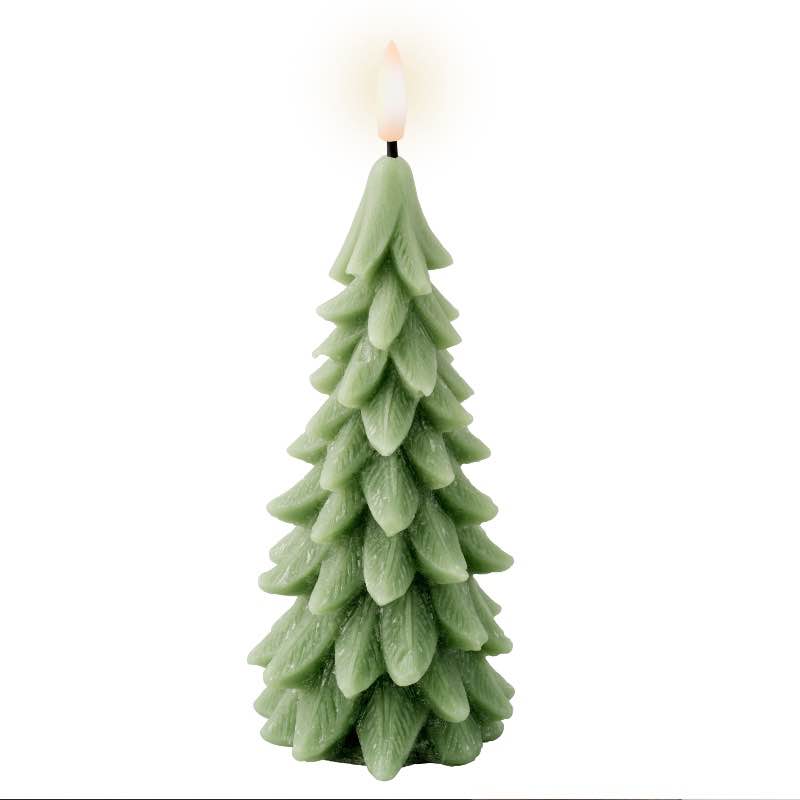 LED Wax Tree Candle with Realistic Wick