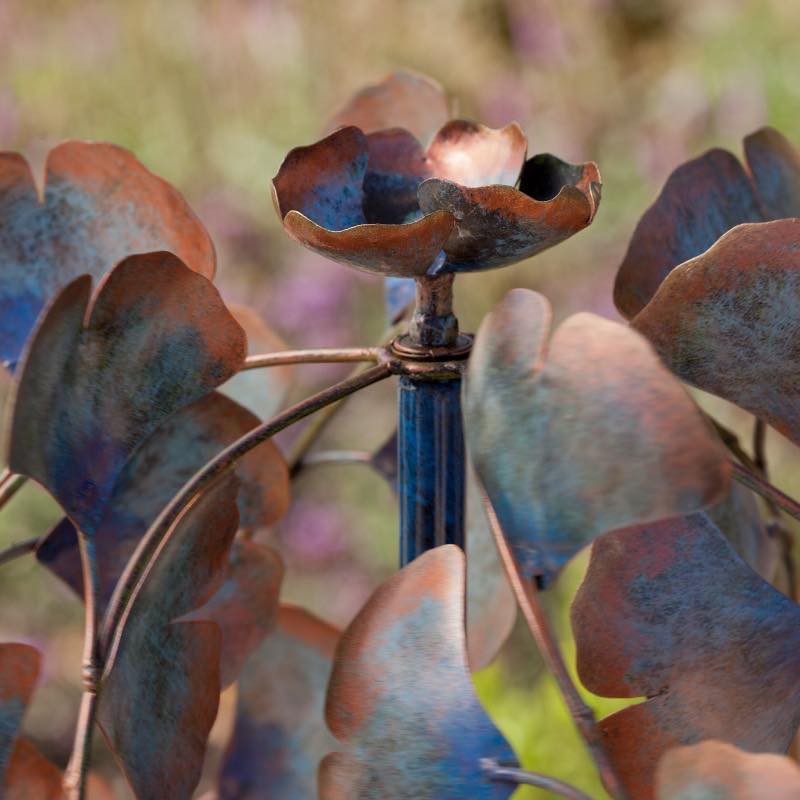 Colorful Ginkgo Leaves Wind Spinner