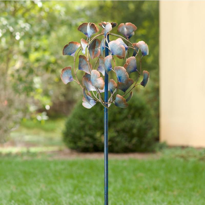 Colorful Ginkgo Leaves Wind Spinner