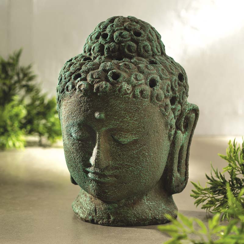 Buddha Head Garden Lantern
