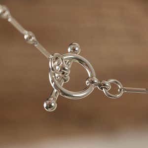 Seafoam Gold 9-Stone Sea Glass Necklace