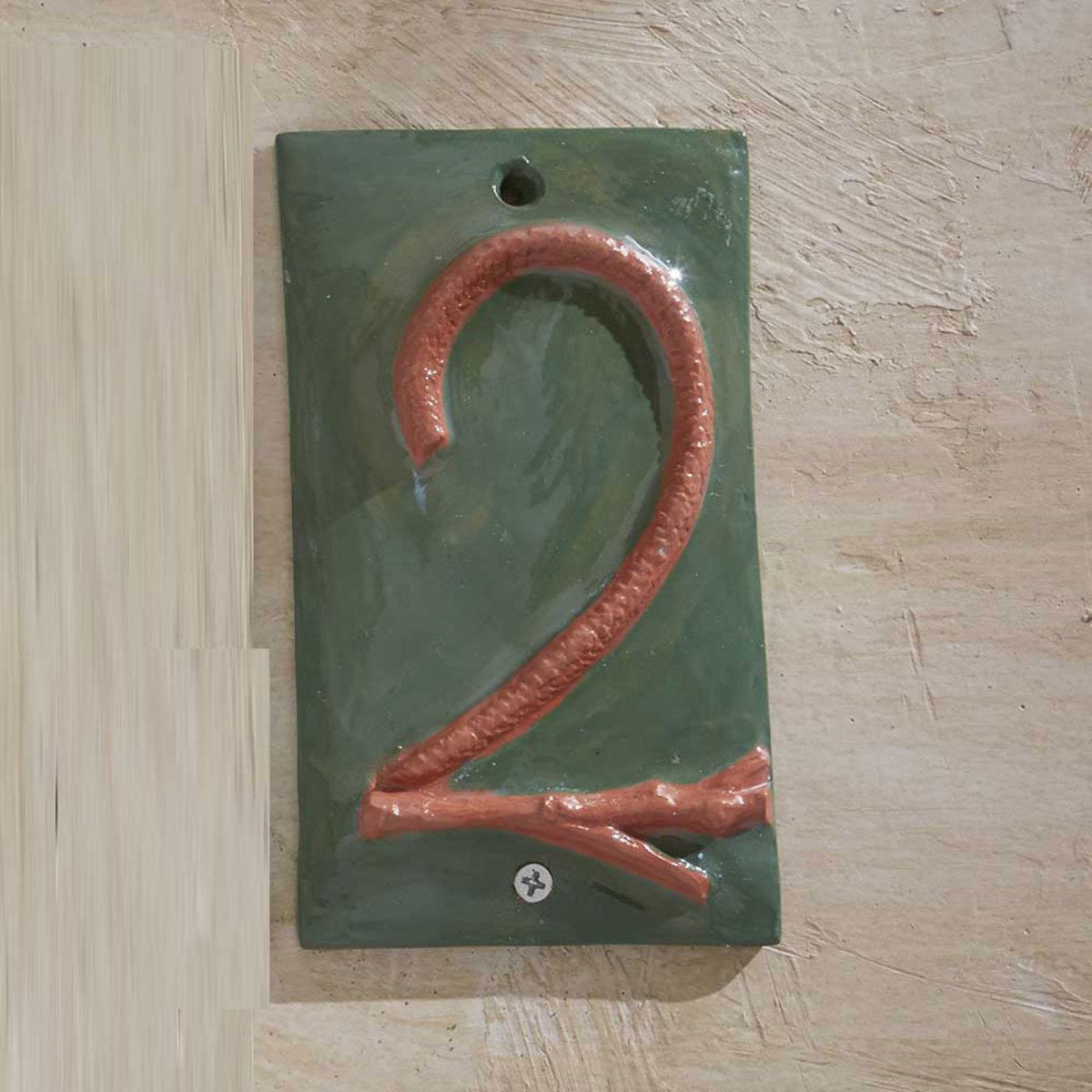 Twig Terracotta House Number Collection