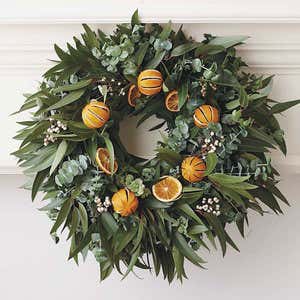 Organic Orange Eucalyptus Wreaths