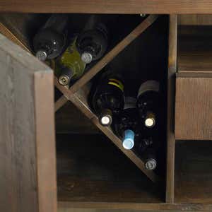 Vintage Fir West Linn Wine Cabinet