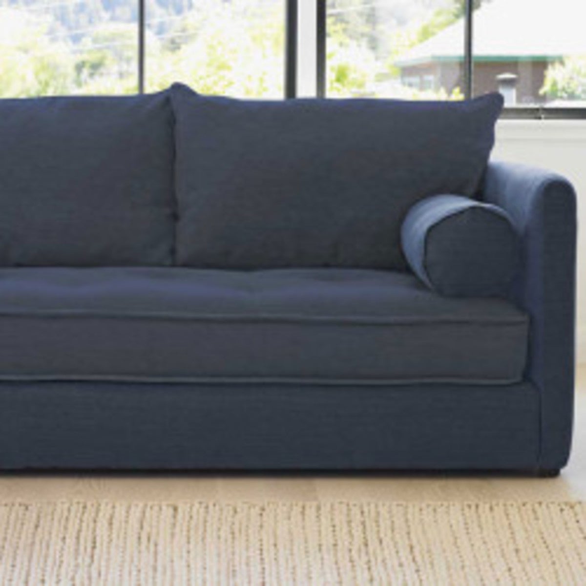 Eco Sectional Sofa Left Side Chaise - Midnight