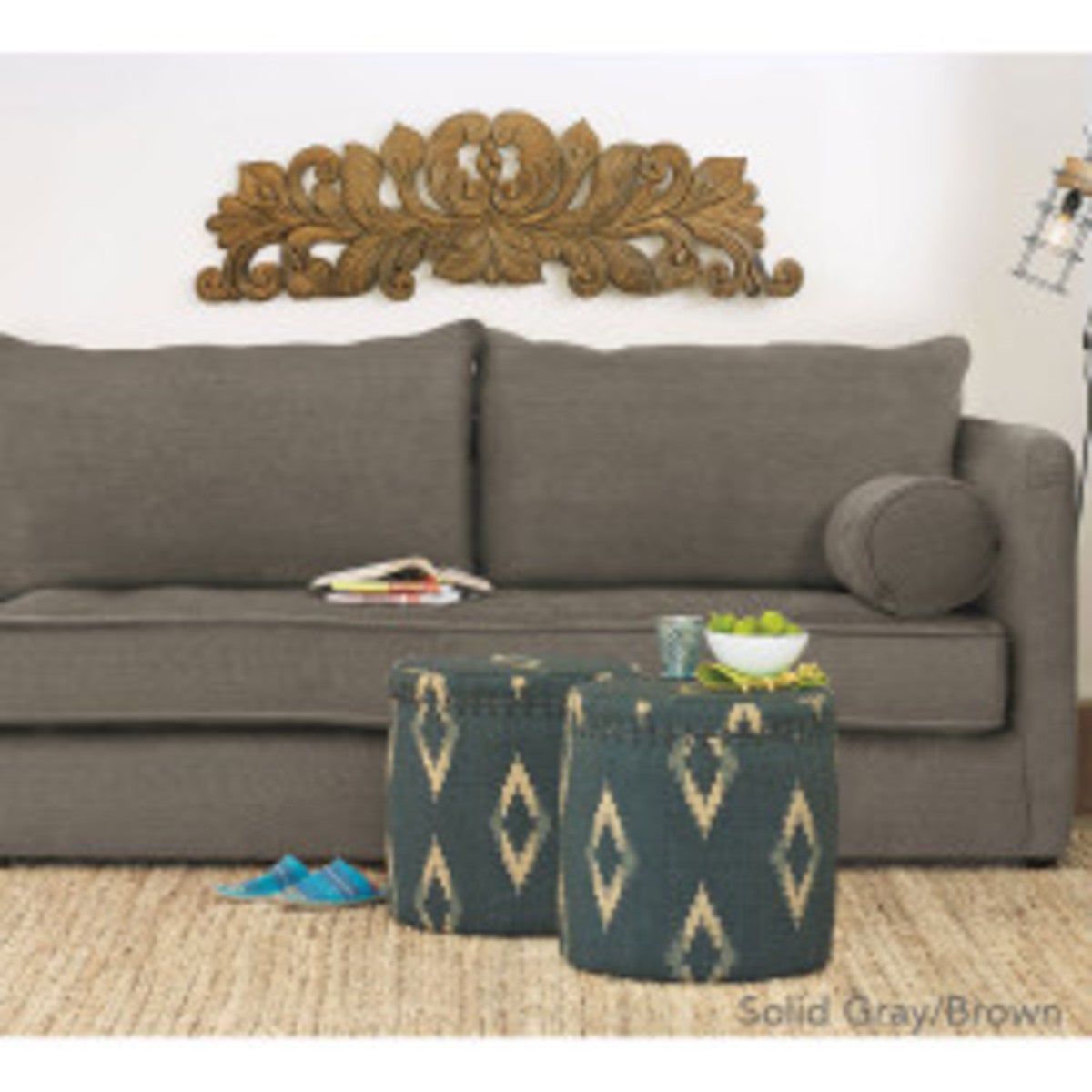 Eco Sectional Sofa Left Side Chaise - Moonstone