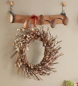 Pussy Willow Wreath - 18"