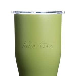 VivaTerra Stainless Steel Travel Cup - Green