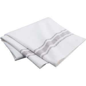 Turkish Cotton Terry Lined Stripe Bath Towel