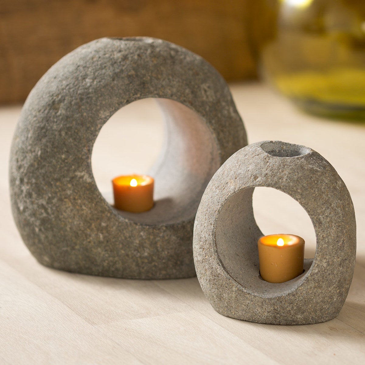 Zen Stone Tealight Holder - Large
