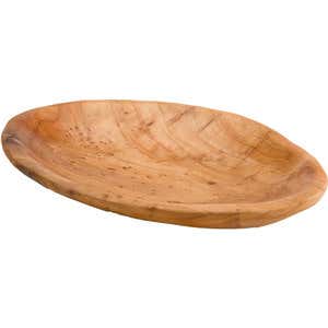 Root of The Earth Oval Carved Serving Platter