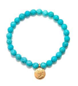 Satya Jewelry Turquoise Regeneration Bracelet - Gray