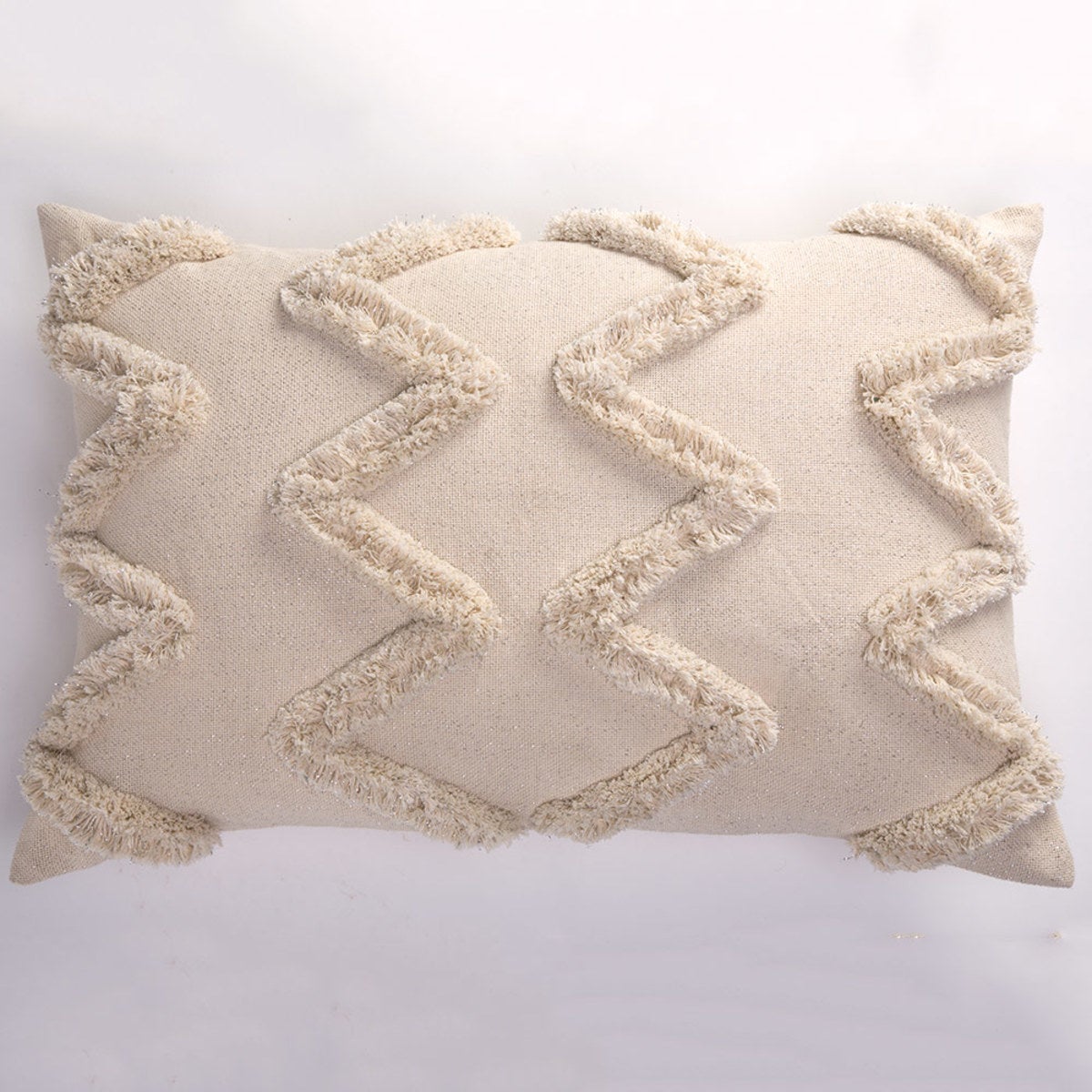 Large Shimmering Rectangle Pillow Cover, 18" sq. - Large Rectangle