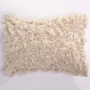 Large Shimmering Rectangle Pillow Cover, 18" sq. - Small Rectangle