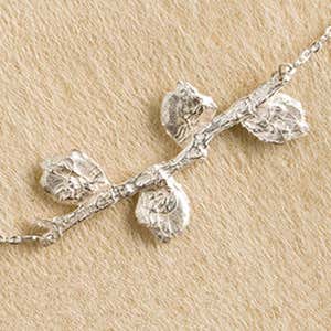 Family Blooming Leaf Necklaces & Earrings